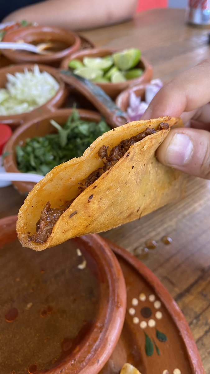 Calamos la @667birrieria son estilo sinaloa y están buenos, tienen buen servicio, el lugar está limpio y la birria está muy sabrosa, no tan pesada, probamos la quesabirria y el taco sencillo y con un buen doradito, muy sabroso, jálense raza si vale la pena ¡saludos, buen domingo!