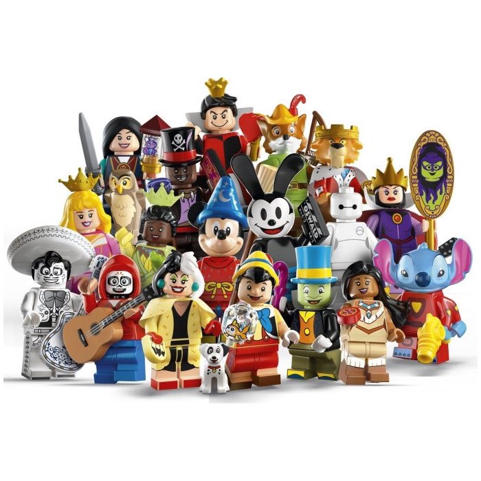 Mickey, Oswald, Stitch 626 and all the other Disney 100th anniversary Lego minifigures are available NOW at ifyoubuildit.brickowl.com/store/lego-sets