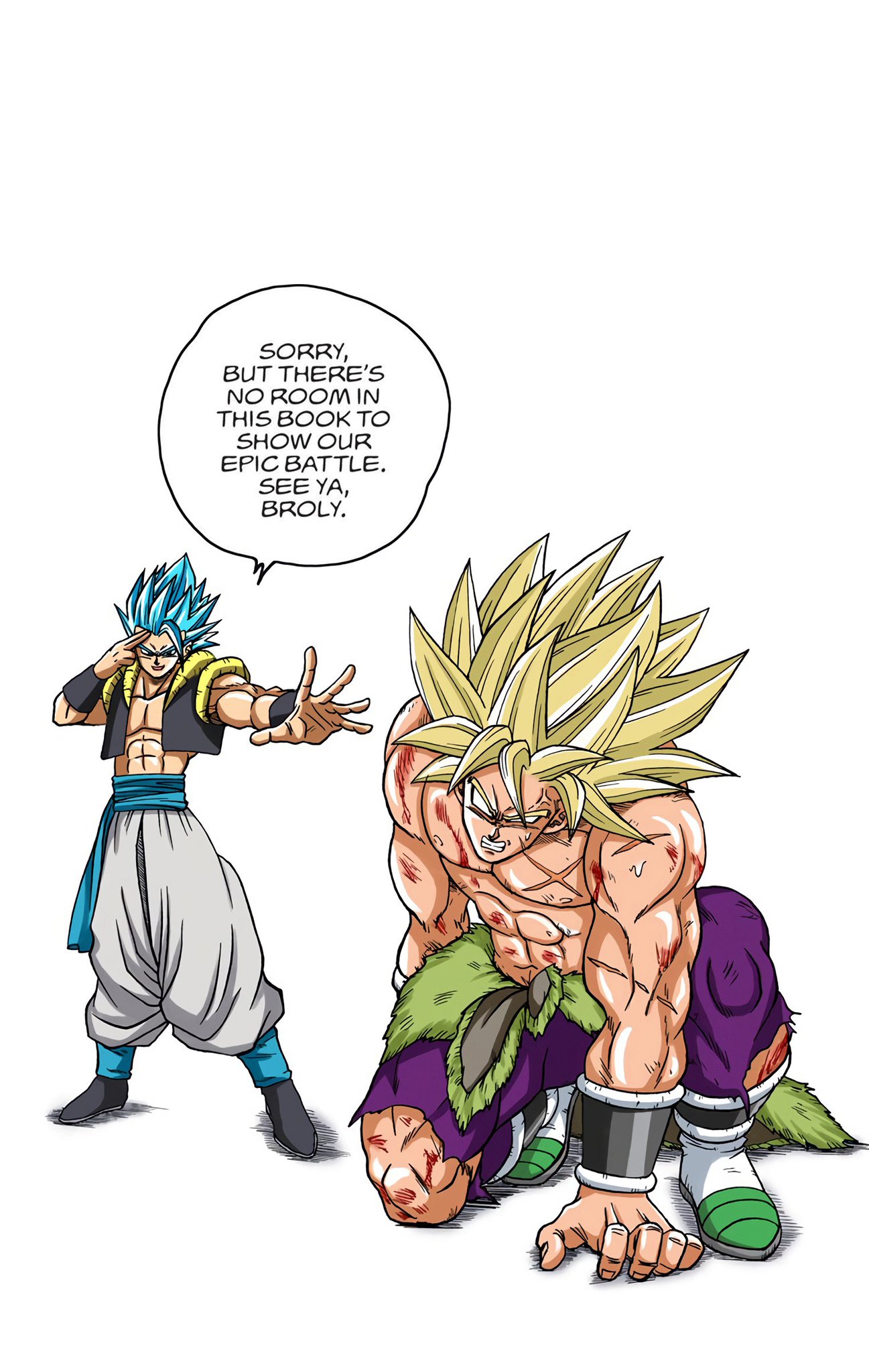 Gas Vs Gogeta(Broly Movie) - Battles - Comic Vine