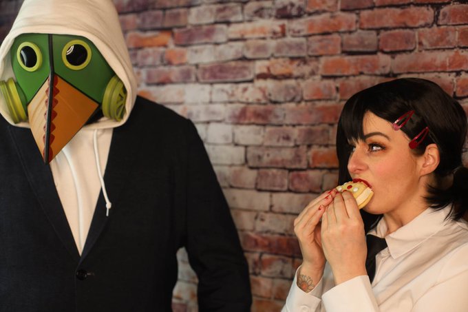 The ice cream scene in Chainsaw Man has me all 🫠 Kobeni and Galgali have my heart... the ice cream helps<a href="/tag/chainsawmancosplay"class="tags"><span>#chainsawmancosplay</span></a><a href="/tag/kobeni"class="tags"><span>#kobeni</span></a><a href="/tag/kobenicosplay"class="tags"><span>#kobenicosplay</span></a><a href="/tag/g"class="tags"><span>#g</span></a>