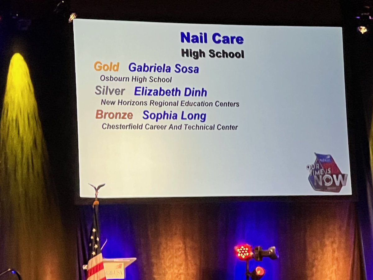 paulelathrop's tweet photo. Results are in! @ccpstechcenter Nail Technician students took the bronze at the VA @SkillsUSA state competition! So proud of our students! Congrats! @CTCHull @MaclinChad @CCPSCTE @SkillsUSAVA https://t.co/zz2AMK7sDf