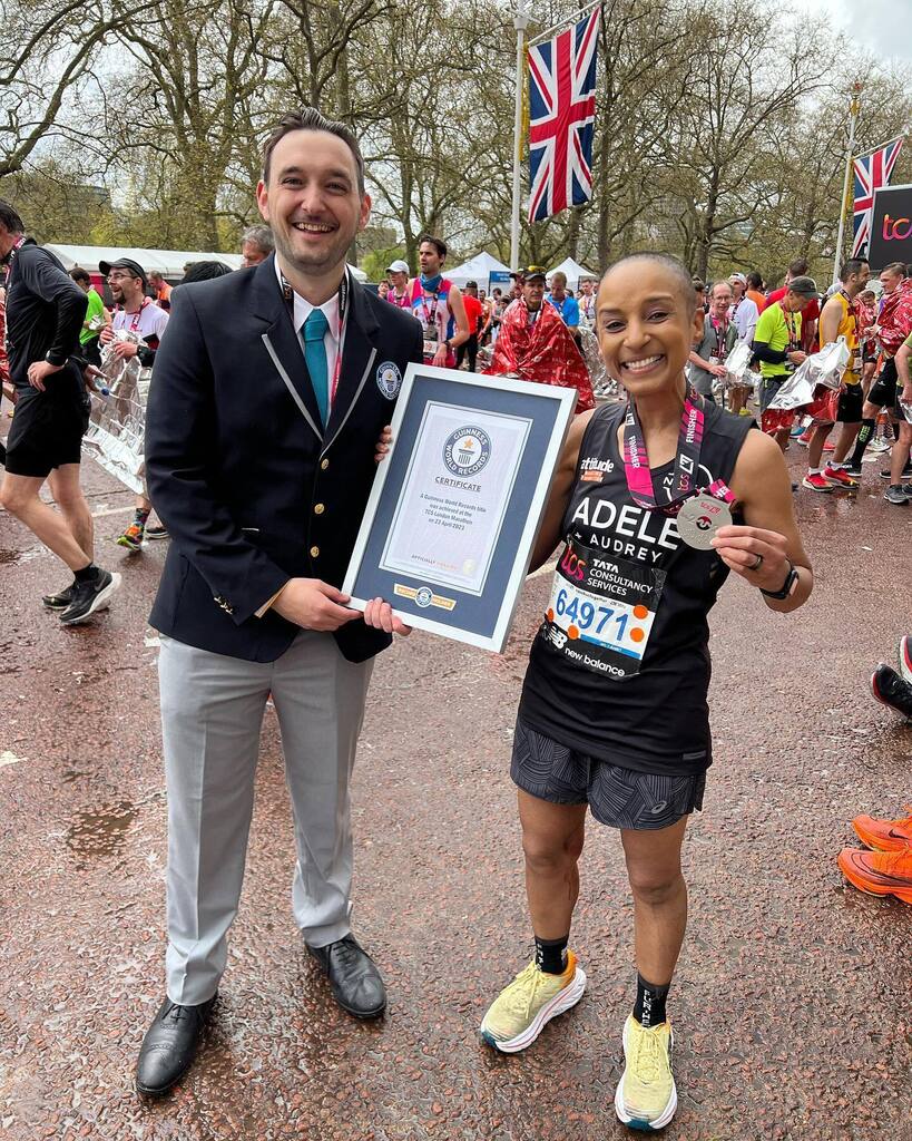 WE DID IT Audrey! 🏅

Thank you to every single person who has helped make today possible. 

We’ve just set a #GuinnessWorldRecord for the fastest marathon with an ileostomy. 🤯… less then 12 months since I stopped chemotherapy. 

Anything is possible … instagr.am/p/CrYsdEzIMV8/