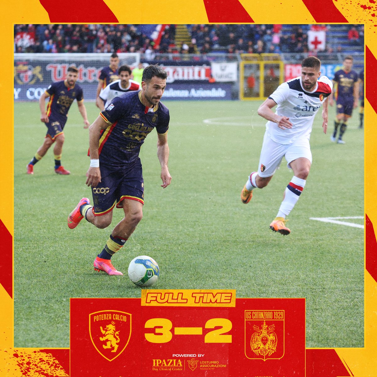 USCatanzaro1929's tweet photo. 🔚  90’  | FULL TIME ⏹

Usciamo sconfitti dal Viviani. Ora testa alla Supercoppa 👊

#POTCAT |  🦁 3-2 🦅 https://t.co/kLSMRm2oJ0