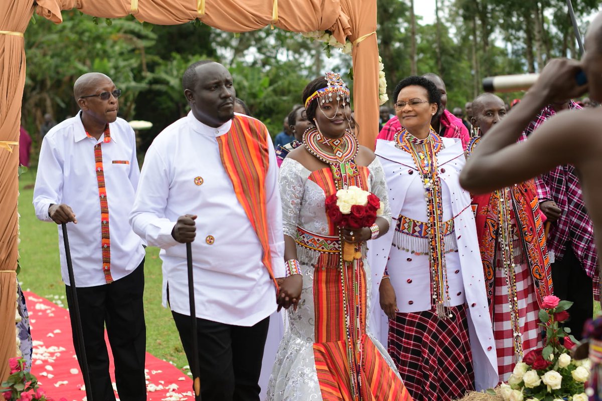 EnoleTonkei's tweet photo. This weekend I joined Leonard and Lanoi as they solemnized their union in Kilgoris, Shakoe Ward. May the almighty God bless you abundantly and may your youth bear fruit. Together with PS Tourism, John Ololtua, CEC Nairimo and area MCA Ole Yiampoi. https://t.co/I9xeOGTW72