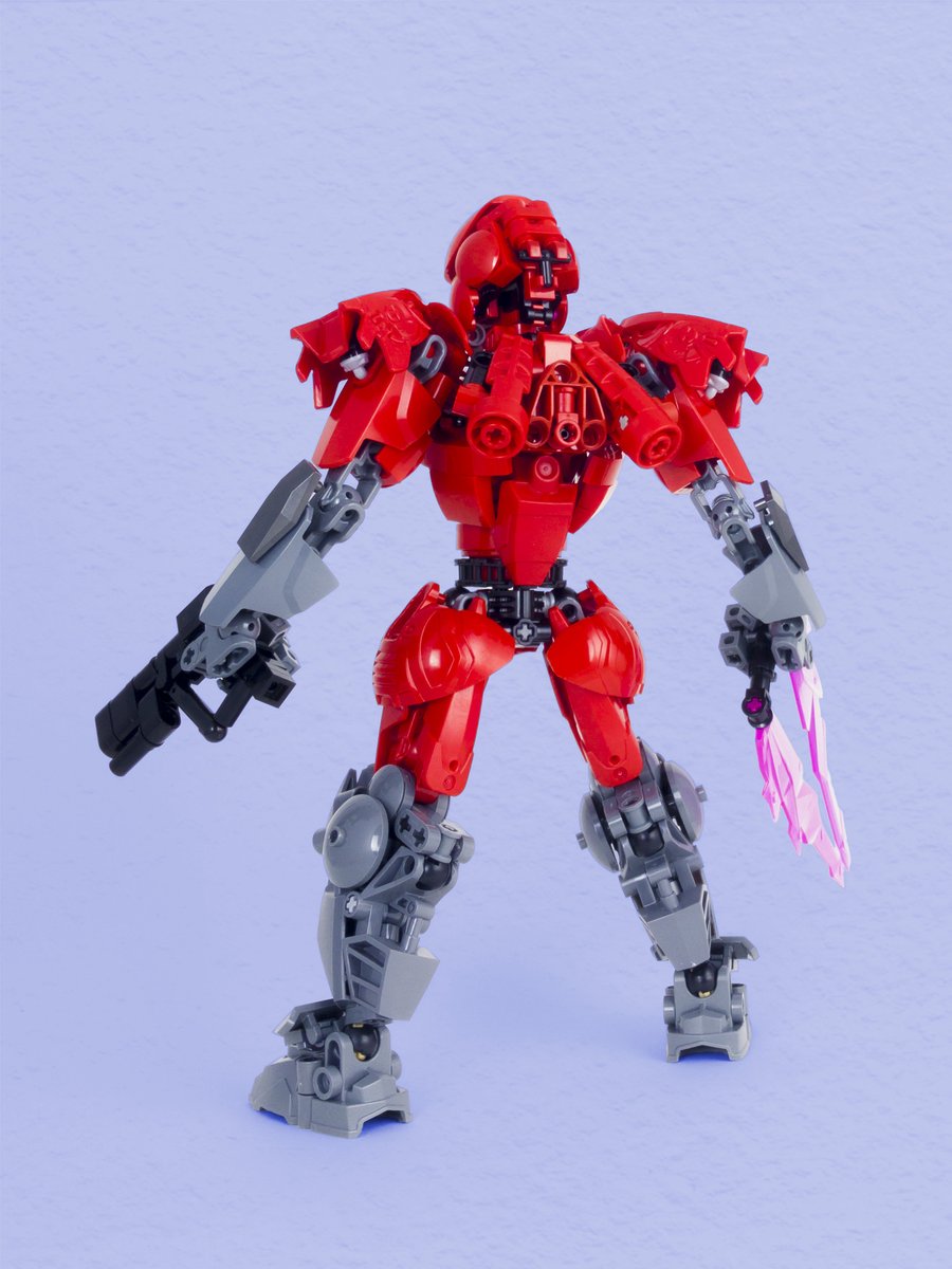 ballomnomnom's tweet photo. Spartan Astoc

Augmented, armored, and armed for hunting the Covenant.

It's been a while since I shared a build here, let's see about changing that!

#LEGO #レゴ #Bionicle #Halo #Spartan https://t.co/X8secRmpKr