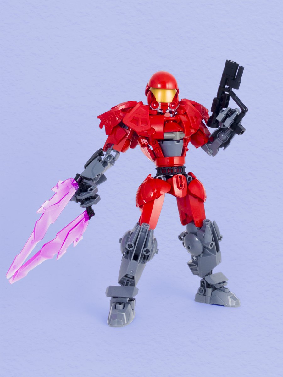 ballomnomnom's tweet photo. Spartan Astoc

Augmented, armored, and armed for hunting the Covenant.

It's been a while since I shared a build here, let's see about changing that!

#LEGO #レゴ #Bionicle #Halo #Spartan https://t.co/X8secRmpKr