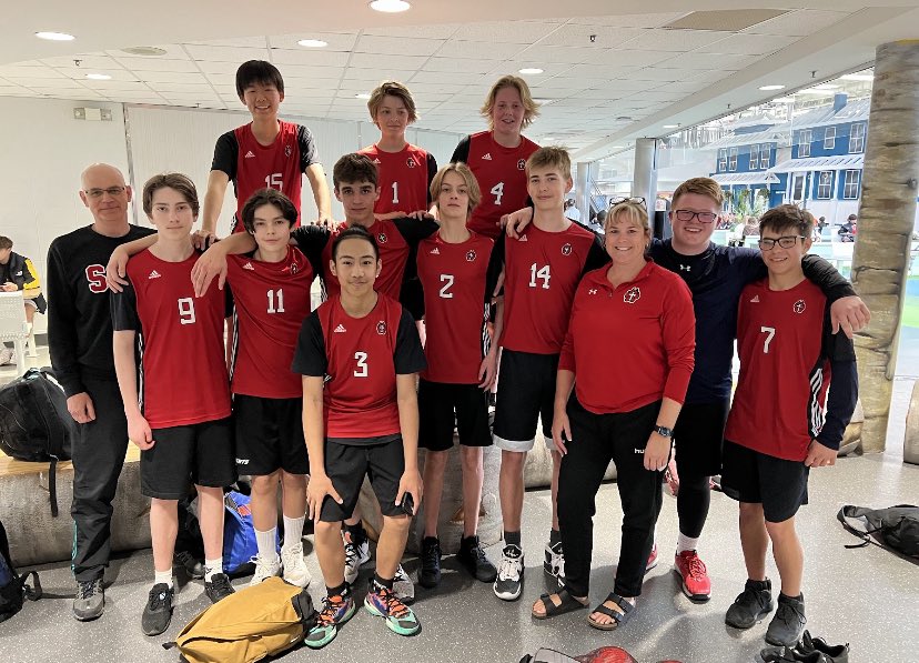 StThomasRD's tweet photo. Congratulations to all the handball players this weekend. STA took 15 players to Provincials this weekend and proved that STA spirit is strong! The Senior boys team played 6 games and finished with a silver medal on the B side. Groenen&amp;Chauvet can't wait for next year!!! @rdcrs https://t.co/UjVTjJjhzw