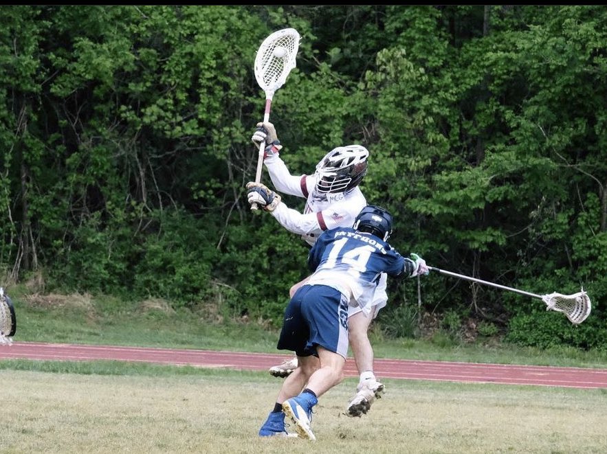 dledwith06's tweet photo. First ever goalie goalie after so many years of trying. It couldn't have happened on a better day!  Love you @LedwithBryce !  @BUKnights @BellarmineLax 2027, @Inside_Lacrosse @qualityreps https://t.co/SlDuQZtsDZ