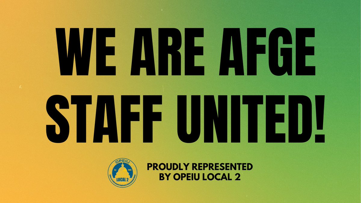 AFGEStaffUnited's tweet photo. We want @AFGENational and @AFGEPrezKelley to practice what they preach! If you truly care about working people, then you should care about your own unionized staff too. #1u #AFGEWorkersDemandGoodContract #UnionRightsforUnionStaff
https://t.co/dalTAKeweW https://t.co/gkoi5zhLpa