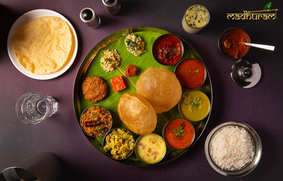 UDUPI THALI 
#udupifood #udupidiaries #udupitourism #nammaudupi #udupicuisine #vegetarian #satvikfood #jainfood #noonionnogarlic #thali #southindianfood #madhuram #visitudupi 
@sattvikindia