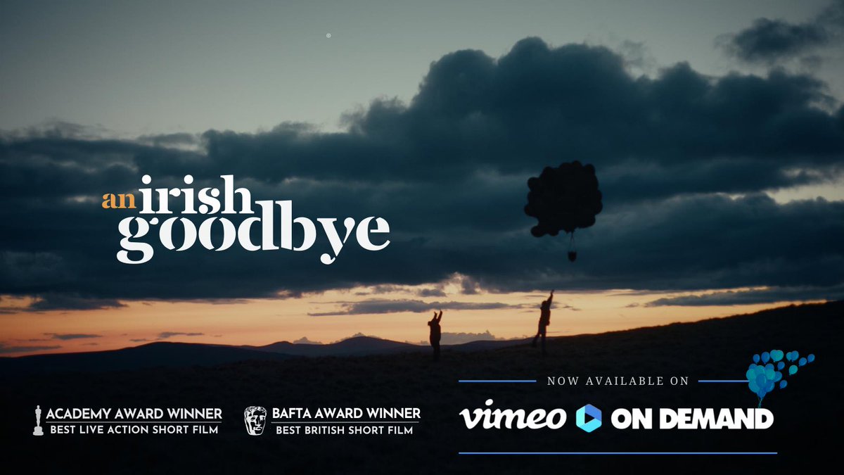 🌎 STREAMING WORLDWIDE 🌎 Oscar® & BAFTA winning short film AN IRISH GOODBYE is now available to buy and stream @Vimeo 📺 For the first time, film lovers from 🇺🇸 to 🇦🇺 (and everywhere in between) can see the multi-award winning short! vimeo.com/ondemand/AnIri… 👆