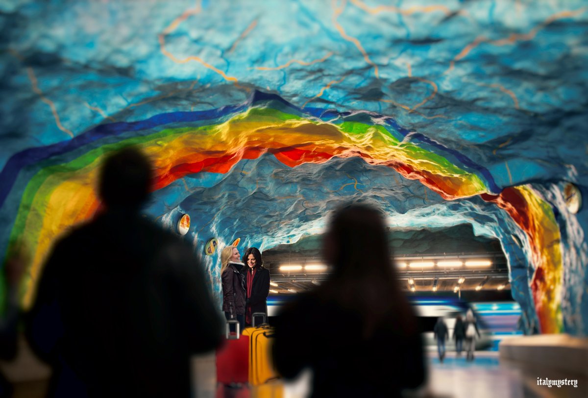 italymystery's tweet image. Stockholm Metro Station

True Love on the road, day 1
#SwanQueen
#sqspringbreakweek2023
#JenniferMorrison #EmmaSwan
#LanaParrilla #ReginaMills