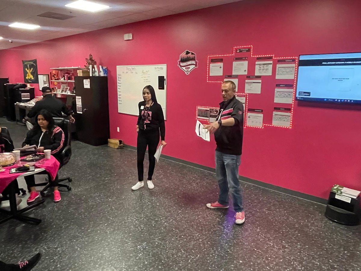 letsgoTMOVa's tweet photo. Amazing store meeting introducing our new plans to our amazing teams!!!! #625F #256G
And we surprised @RestmanNOVA receiving his crown for winning the Q1 Total Experience Champion!!!! He's always there for US and his customers!!! Congratulations, Rico !!! #SMHarrisonburg https://t.co/1x30A79rHu
