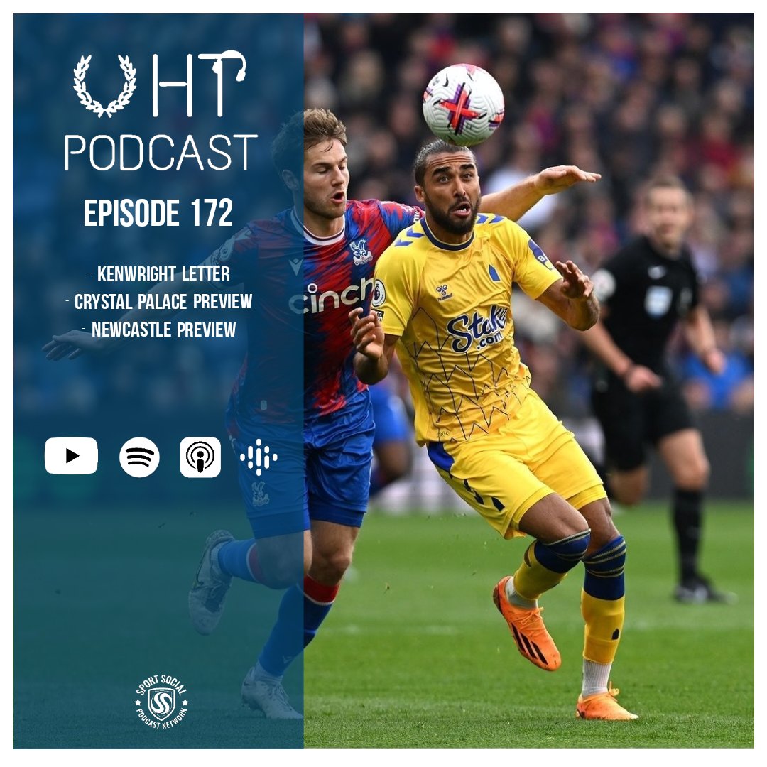 🚨🚨 EPISODE 172 OUT NOW 🚨🚨 @Baines3 and Pete 🔵 Kenwright Letter 🔵 Crystal Palace Review 🔵 Newcastle Preview 🔗 linktr.ee/uhtpodcast Available across all major podcast platforms 👍🏻🔵⚪ #UHTPodcast #EFC #COYB #Everton