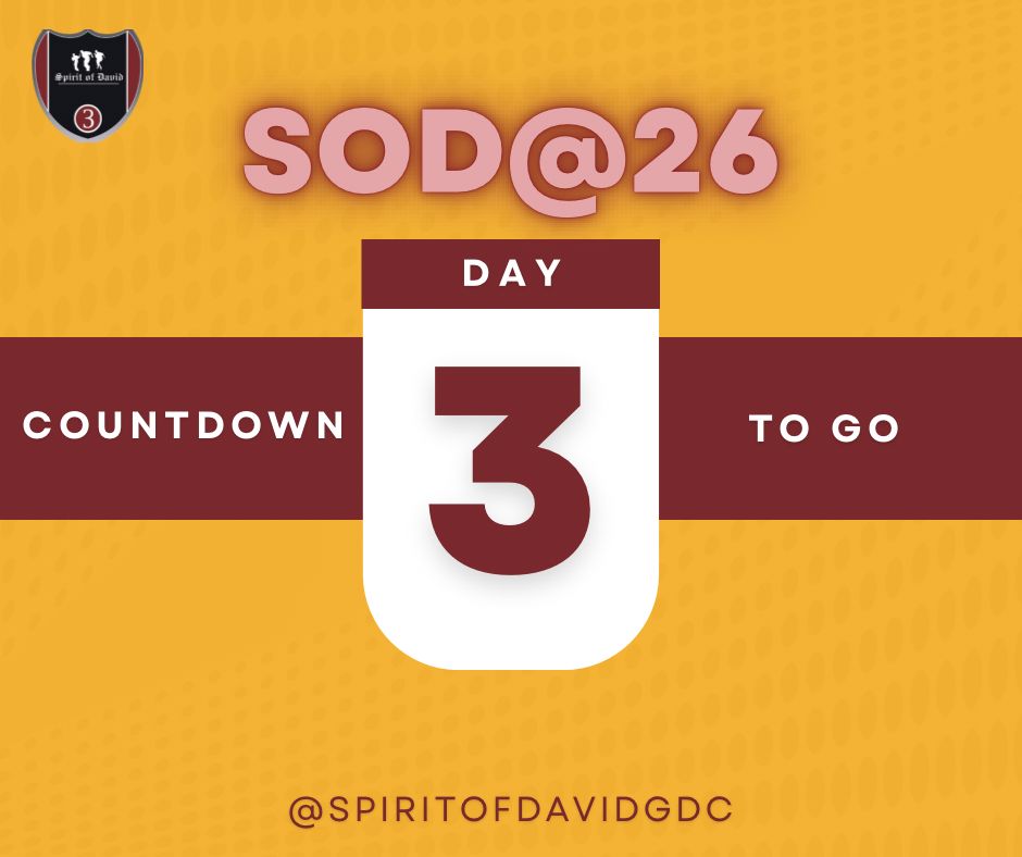 massivebysod's tweet photo. 3 days to go! 

We would love to celebrate our coordinators today. 

Give a shout-out to both your past and present coordinators in the comments. Let's go!

#sodis26 
#spiritofdavid 
#spiritofdavidgdc 
#sodgdc https://t.co/YK3nX5kDGK