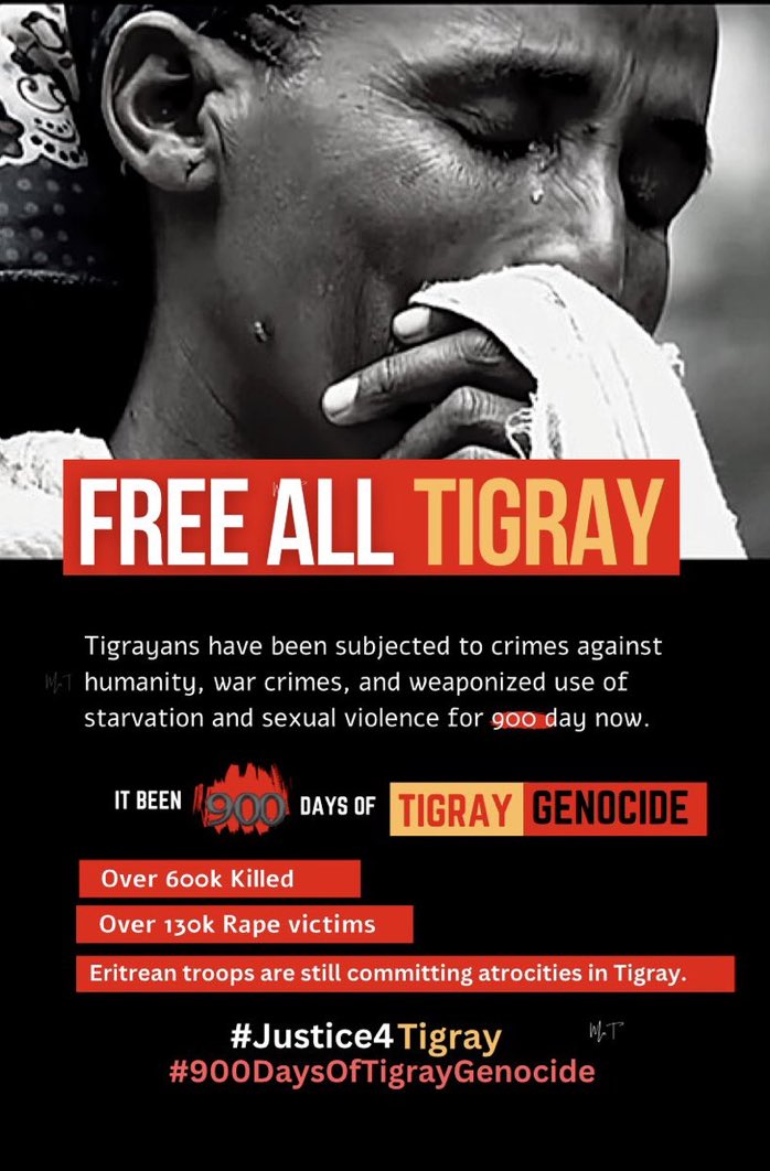 BrhaneGss's tweet photo. 📌The atrocities &amp; war crimes in western &amp; southern Tigray,#Irob over most part of Tigray is widely unaccounted for &amp; the area is still illegally occupied by🇪🇷n troops.#900DaysOfTigrayGenocide #Justice4Tigray #FreeAllTigray @UN_HRC @SecBlinken @UN @IntlCrimCourt @EUCouncil @POTUS https://t.co/STfNOhfzxx