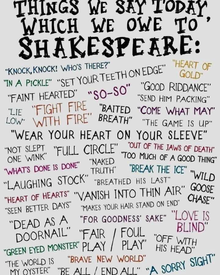Happy Shakespeare Day 🎭