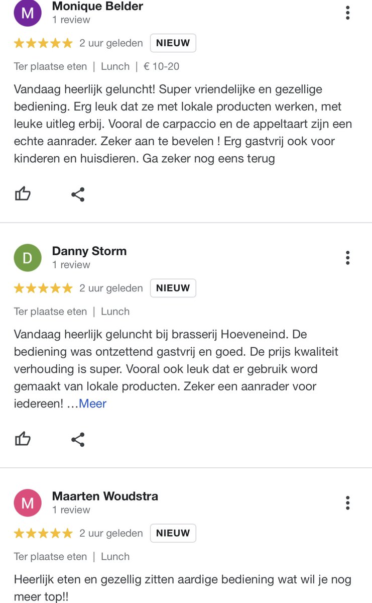 hoeveneind's tweet photo. 3 mooie reviews op 1 dag! https://t.co/VOpaCeOvTb