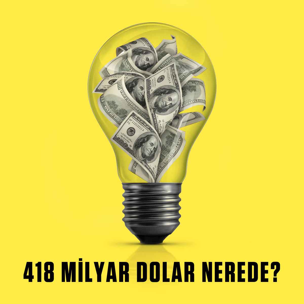 Bu halkın cebinden, hazineden çalınan 418 milyar dolar nerede?

İpucu vereyim, bir ampülün içinde.

#ilkturdabitirelim