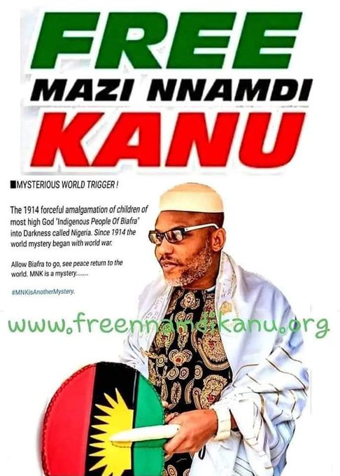 Biafra_1st_son's tweet photo. Mazi Nnamdi Kanu’s health has been deteriorating as he is under severe physical and mental torture in solitary confinement and denied proper medical attention. He needs urgent medical treatment.
@EU_Commission
@UKParliament
@HouseofCommons
@UKHouseofLords 
@RishiSunak
@mfa_russia https://t.co/1rDyu9ypna