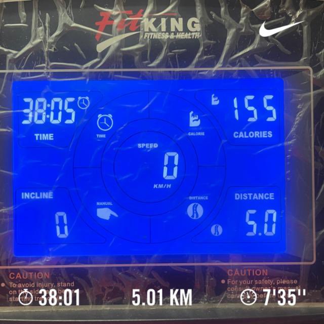 Ran 5.01 kilometres with Nike⁠ Run Club 
Day2910 of #runningstreak #h_art 
#run #running #nrc #nrcindia #garmin #beatyesterday #treadmillrun #fitking