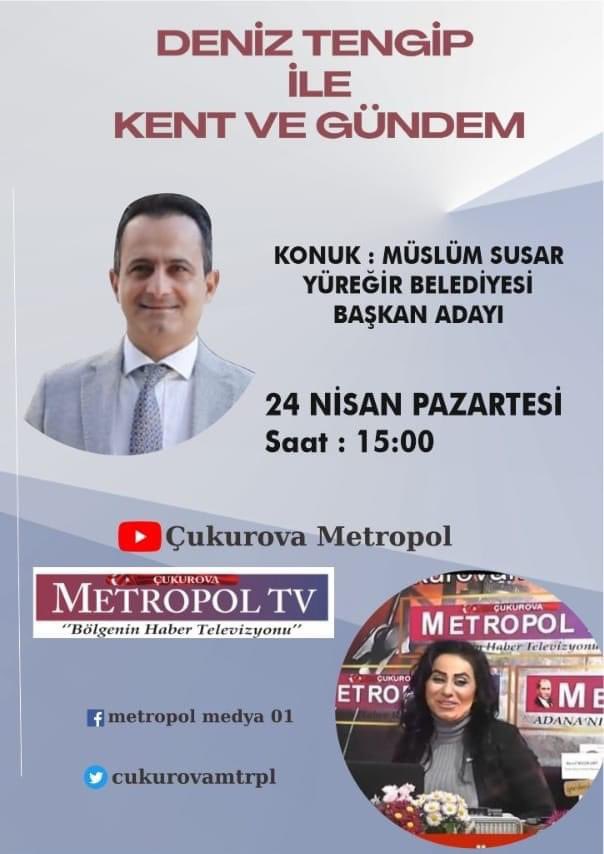 Yüreğir’in Evladı Av.Müslüm Susar’ı bu güne kadar karşılıksız destekleyen tüm vatandaşlarımızı keyfli ve bir o kadar da bilgilendirici olacak olan ‘’Kent ve Gündem ‘’programını dinlemeye davet ediyoruz.

‘Büyük yükler size destek olanlar varsa daha kolay kaldırabilir.’’