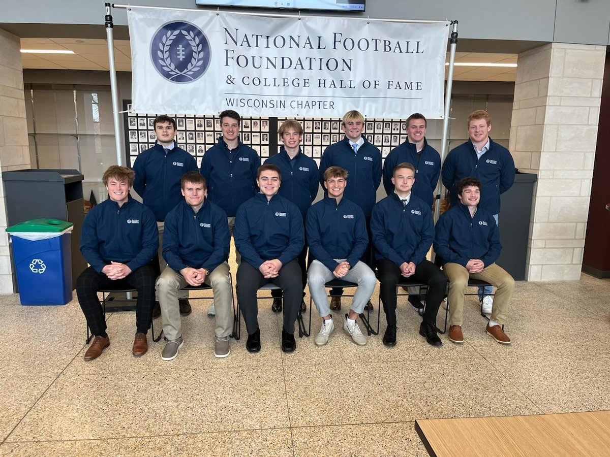 Trevor Fpemmel was scholar athlete and National Football Foundation recipient 2023. 1 out of twelve athletes in Wisconsin