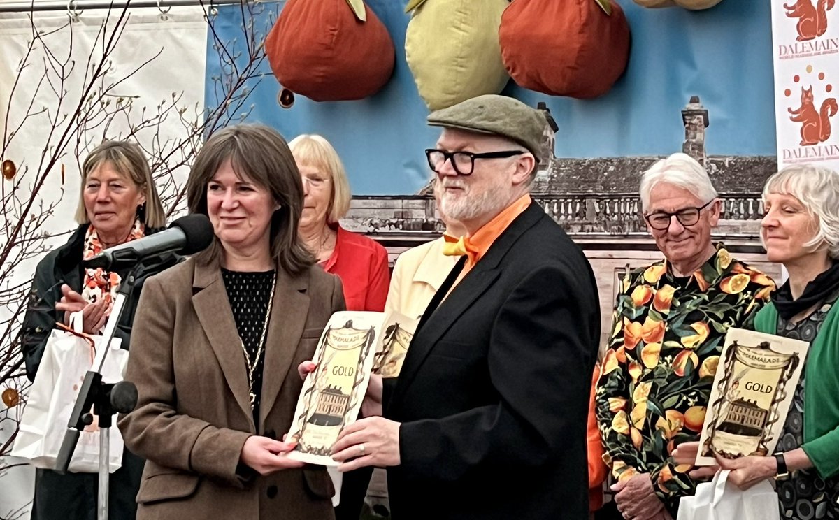 I’m very proud of my Gold Award for Full Fruit Seville Orange Marmalade and 3 Silver Awards for other entries at yesterdays Dalemain World Marmalade Awards &amp; Festival. <a href="/DalemainMansion/">Dalemain Mansion</a> @dalemainworldmarmaladeawards <a href="/paddingtonbear/">Paddington</a> @sevilleoranges <a href="/MarmaladeAwards/">Marmalade Awards</a>