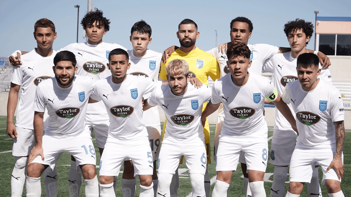 MontereyBayFC2's tweet photo. #MBFC2 completes first-ever match with 1-1 draw against Quakes II in Salinas Classic at Rabobank Stadium
π https://t.co/dJLa7muQR3 | #ForTheUnion https://t.co/uyc1VXNQ3p