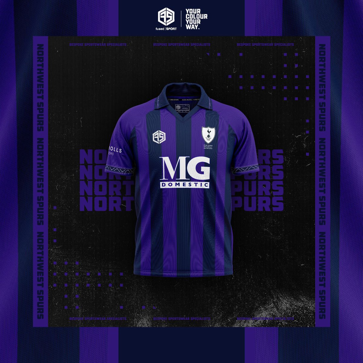 fusedSPORTMCR's tweet image. We’re delighted to be working with the NW Spurs Supporters Club for their upcoming match against @SpursOfficial Legends for the second year running! 
————
#YourColourYourWay 
———— 
phillip@umfusedsport.com