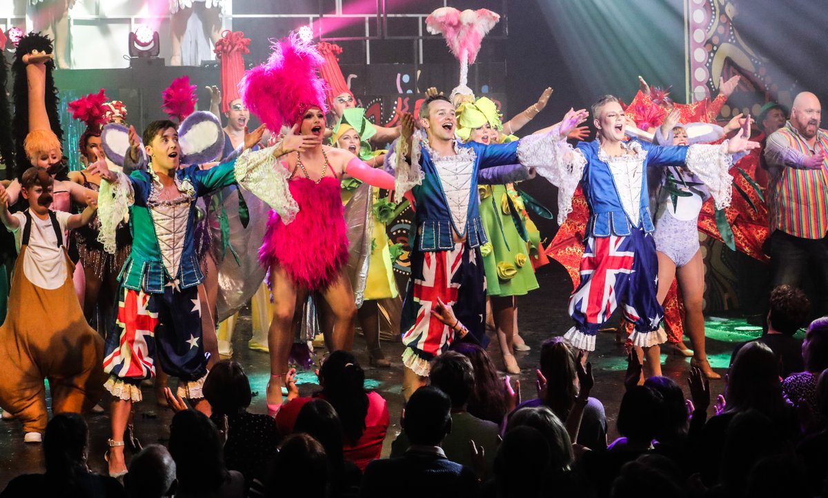 GSMCSociety's tweet photo. 𝗧𝗵𝗮𝘁'𝘀 𝗮 𝘄𝗿𝗮𝗽! We've laughed, we've cried &amp; we've just closed a phenomenal run of Priscilla, Queen of the Desert. From all of us, a massive thanks to everyone, including you our audiences, who made this musical such a huge success!

See you all in 2024! https://t.co/HEKCLEQ9Tv