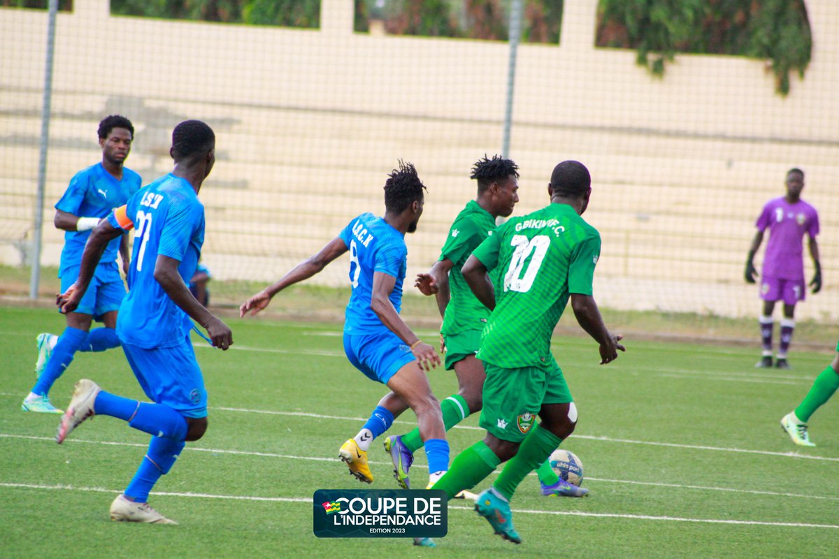 FtfTogolaise's tweet photo. 🟥Coupe de l'Indépendance

La finale de l'édition 2023 opposera le 27 avril prochain l'#Asck à #Koroki de Tchamba.

Les deux clubs se sont qualifiés ce dimanche 23 avril en battant respectivement #Gbikinti et #Dyto.

📸 https://t.co/qlgGoXF4MY