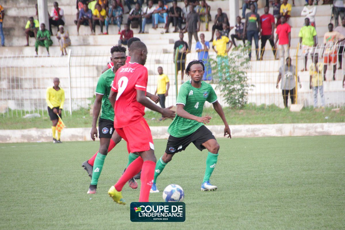 FtfTogolaise's tweet photo. 🟥Coupe de l'Indépendance

La finale de l'édition 2023 opposera le 27 avril prochain l'#Asck à #Koroki de Tchamba.

Les deux clubs se sont qualifiés ce dimanche 23 avril en battant respectivement #Gbikinti et #Dyto.

📸 https://t.co/qlgGoXF4MY