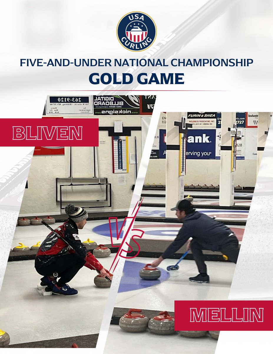usacurl's tweet photo. The Five-And-Under National Championship finals are approaching. Which teams will claim their medals? 🏆
#USACurling
LIVE SCORING HERE ➡️ https://t.co/o0YuXDbtJF https://t.co/M0bLZQeNnF