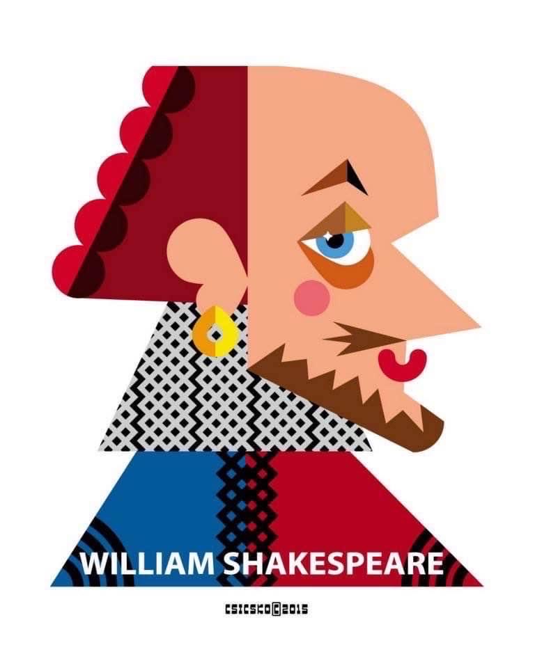  Tis the Bard s day!

Happy Birthday William Shakespeare. -Csicsko

Art by David Lee Csicsko 