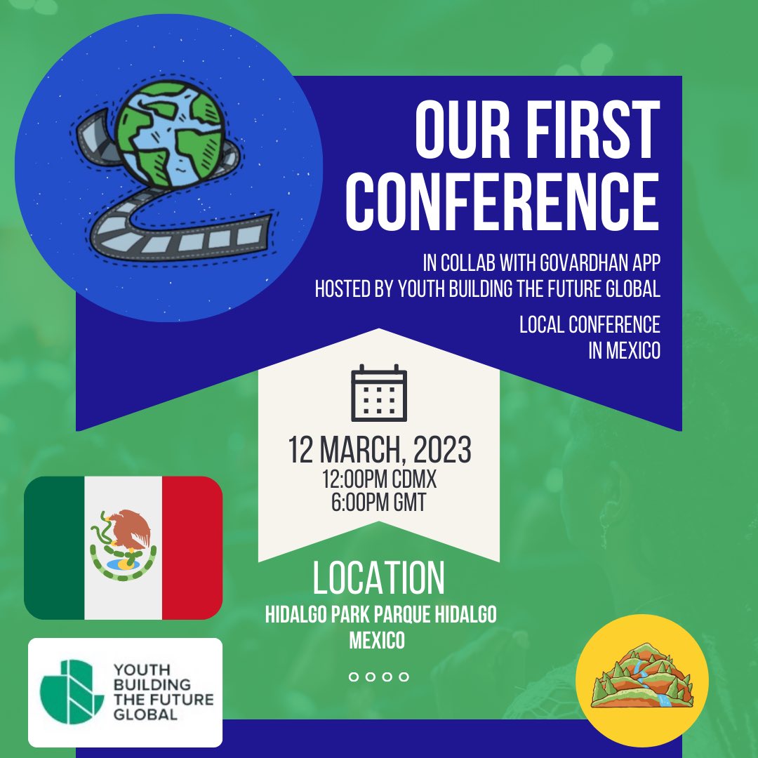 climatefilms's tweet photo. Our First Conference was held in Hidalgo Park in Mexico which was hosted by @ybtfg2030 @Citizen4Sustain . 

Themed “Loss of Biodiversity &amp; Deforestation: Youth” @Govardhanapp 🪴 #biodiversity #socialmedia https://t.co/VDS6mLkp1P