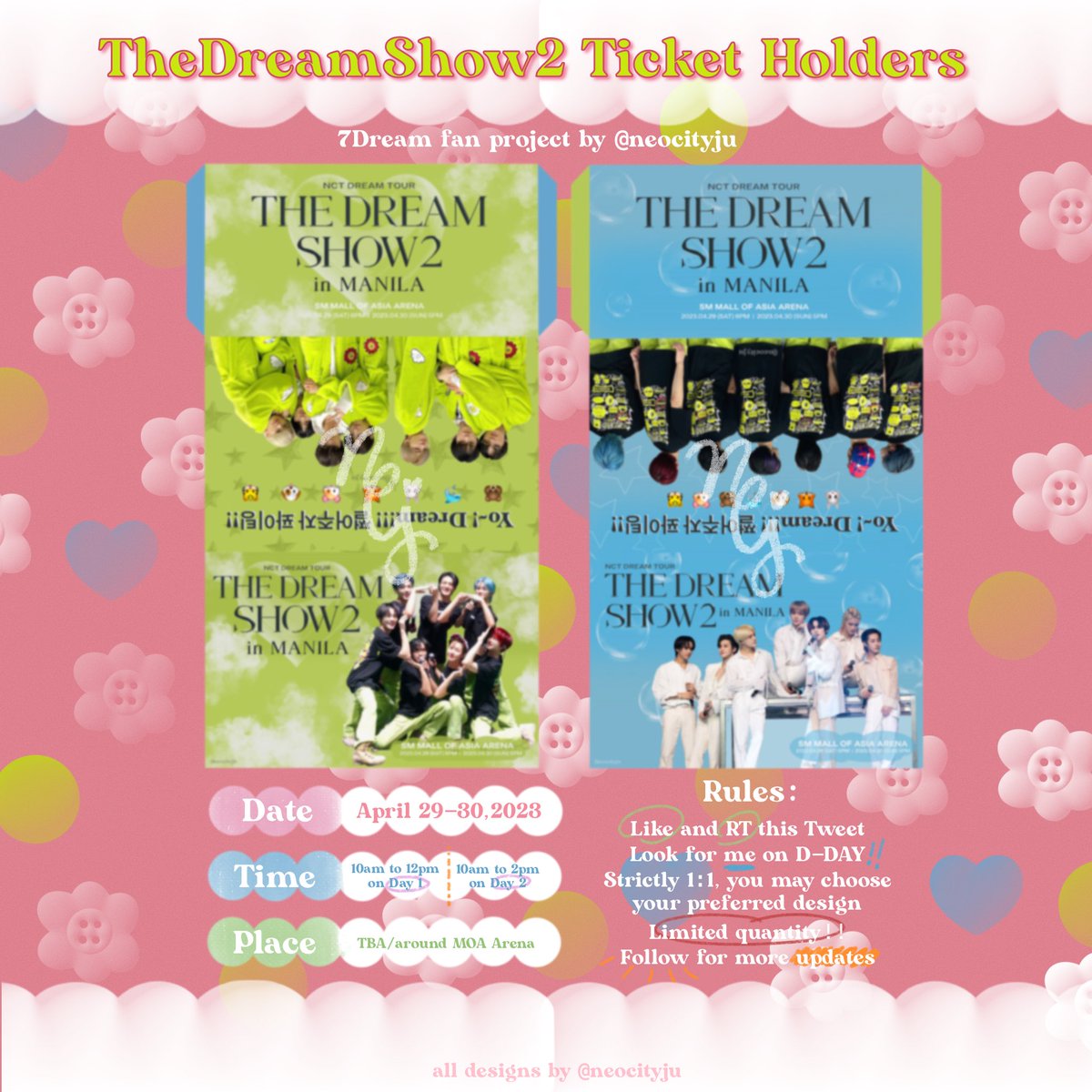 neocityju's tweet photo. ˚✧₊⁎ NCT DREAM: THE DREAM SHOW 2 IN MANILA FAN PROJECTS⁎⁺˳✧༚

✦ Ticket Holders 🌟
✦ Lucky Dream Ampao + Dreamie Bills 💚

See poster for rules! This is open to all Czennies, Team Labas or Team loob 🫶🏻

#THEDREAMSHOW2_in_MANILA #NCTDREAM_THEDREAMSHOW2_in_MANILA #7DREAM https://t.co/KK93dtx8on
