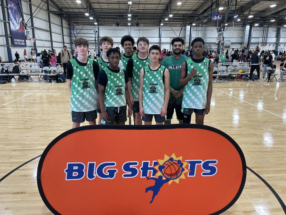 BigShotsGlobal's tweet photo. #BIGSHOTS #VABeachSpringLive

15u Silver Championship 

Anaconda 50 
#12 Rasahn Johnson 14pts MVP 

4 point play 39
#4 Isaiah Bobo 20pts https://t.co/budetINQCv