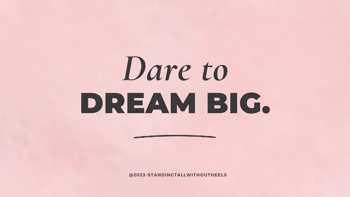 𝗬𝗼𝘂𝗿 𝗵𝗲𝗮𝗿𝘁 𝘆𝗲𝗮𝗿𝗻𝘀 𝗳𝗼𝗿 𝘆𝗼𝘂𝗿 𝗱𝗿𝗲𝗮𝗺𝘀

Nobody can stop you from achieving them if you believe in yourself and work diligently-inspired by <a href="/yelbaggari/">Yasmine El Baggari</a> from #StandingTallWithoutHeels by <a href="/rashaalajouz/">Rasha Alajouz, FCIL CL ECPC PCC</a> 

#motivationwednesday #dreambig #believeinyourself