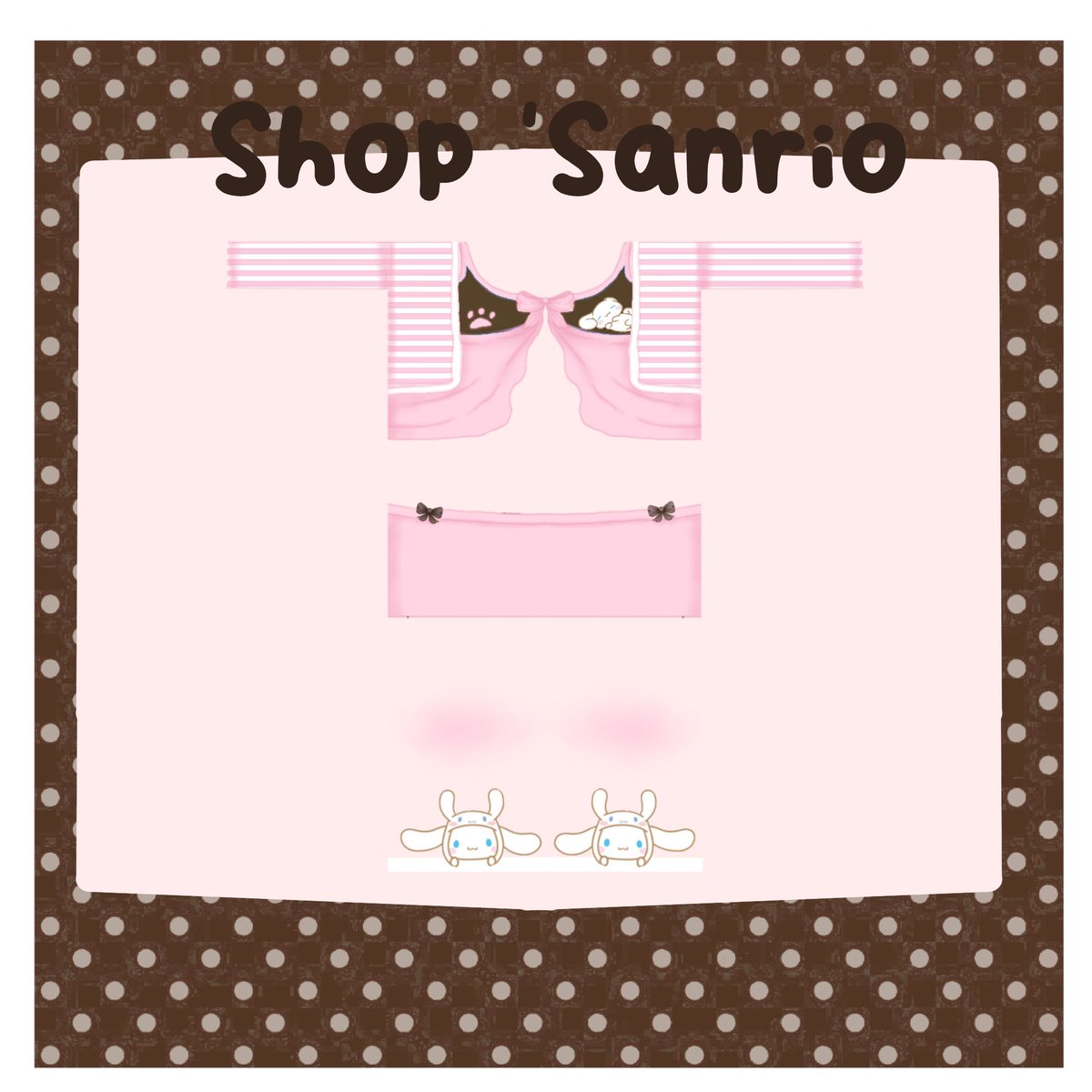 Thinkaclothing's tweet photo. Commission for the group ‘Sanrio

Shirt: https://t.co/uxiNCMpDcb

Pants: https://t.co/daRXkqlHTV

Tags: #robloxclothing #roblox #robloxart #RobloxDev #RobloxDesigner #robux #royalehightradings #adoptmetrading #mm2 #bloxburg #robloxcomms #robloxugc https://t.co/tvagiKTCeh