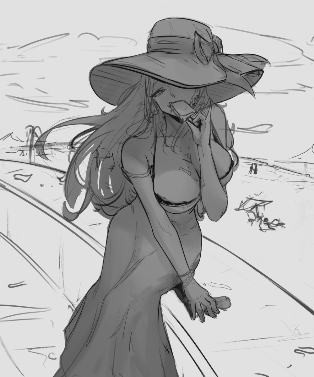 Summer hitting hard af out here😵‍💫Somebody get me an icecream pls🫠

BTW, Looking for more #artmoots ! Let's support each other!

#art #booba #digitalart