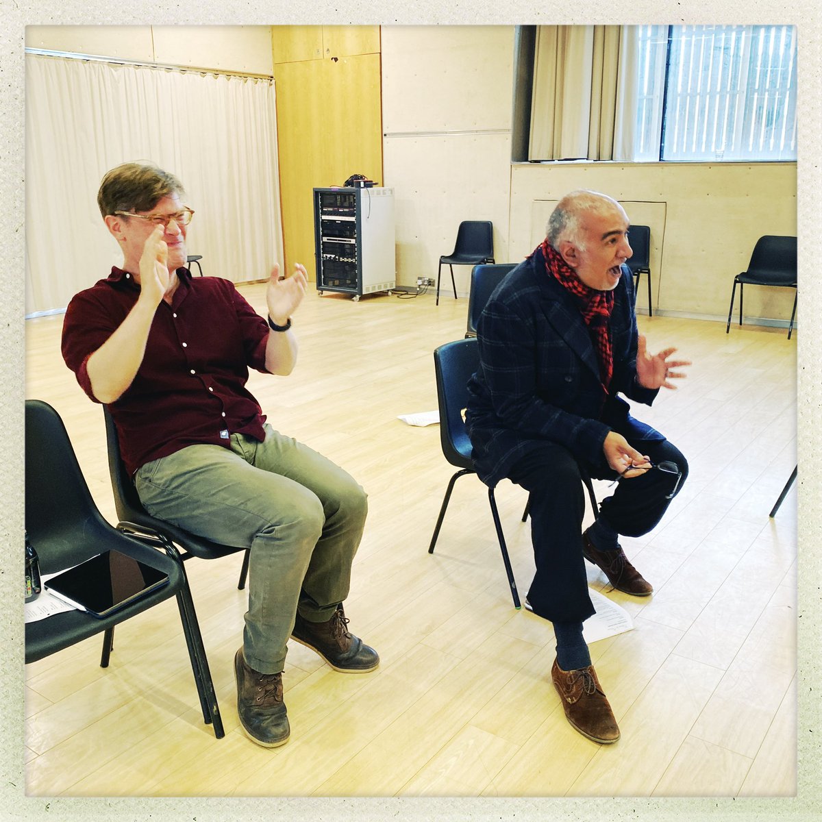 Happy Birthday Shakespeare. Fondly remembering this incredible 2-week exploration of rhetoric in his plays led by the brilliant <a href="/benetbrandreth/">Benet Brandreth KC</a> <a href="/IqqyKhan/">Iqbal Khan</a> &amp; Ed Bennett. #Shakespearebirthday #actorslife #collaboration