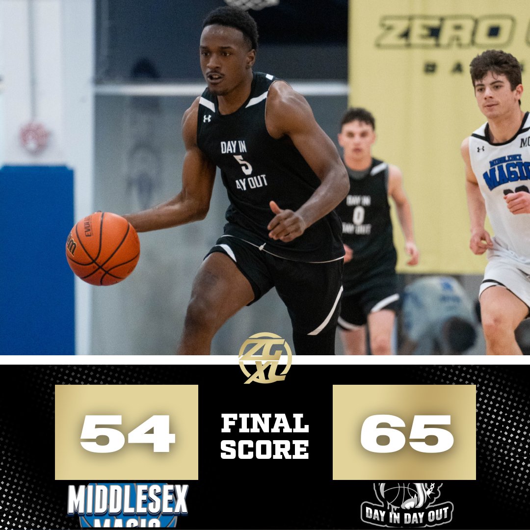 ZeroGravityXL's tweet photo. Two talented teams went at it today. Day in Day Out pulled away late. Ends Session One 4-0 ✅ #ZGXLKickOff 

Day In:
'24 Joey Poulin 20 pts
'24 Damarion Tucker 11 pts
'24 Eric Swain 10 pts

Middlesex Magic Kamali:
'24 Connor Spinney 15pts (4 threes)
'24 Courtney Caldwell 14 pts https://t.co/IUzNWW1Z18