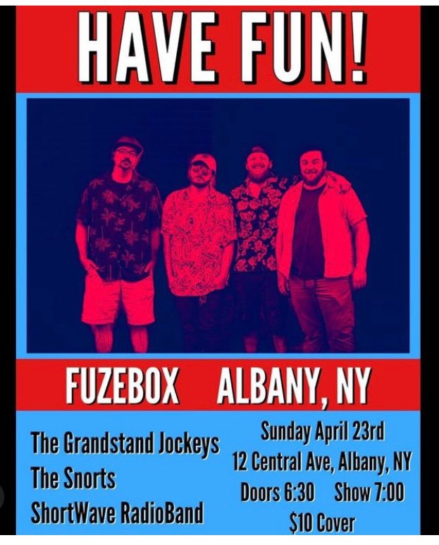 TheGSJOfficial's tweet photo. Join us tonight to experience the Grandstand Jockeys LIVE at Fuzebox in Albany, NY!
Grab your tickets at the door for an unforgettable night of Rock and Roll!
#GrandstandJockeys #Fuzebox #GrungeRock #LiveMusic #RockGig #MusicConcert #LiveConcert #GrungeMusic #AlbanyNY #Grunge https://t.co/s3RZSGrYEd