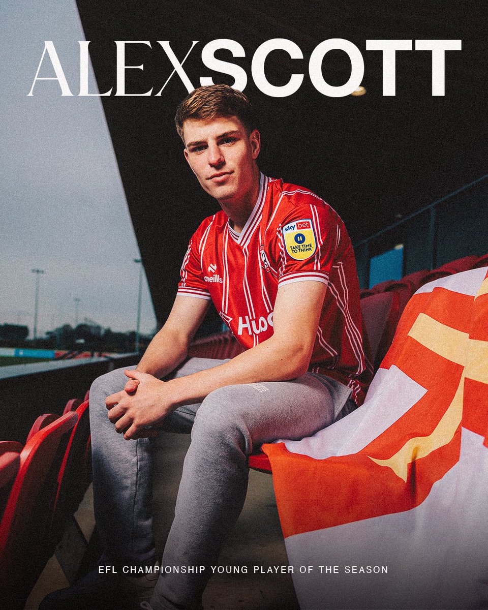 STARBOY. 💫

<a href="/AlexScott_7/">Alex Scott</a> has been named EFL Championship Young Player of the Season! 👏