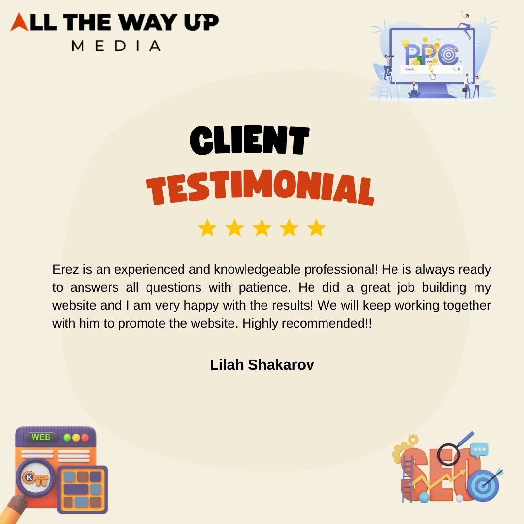 AllTheWayUpMDIA's tweet photo. Thank you, Lilah! 

#digitalmarketingservices https://t.co/wYOcKPgwN0