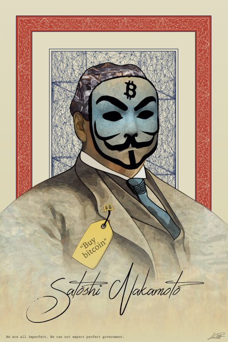 AnonBitcoin's tweet photo. Who is Satoshi Nakamoto? 
A genius mastermind? A team of experts? An alien from another planet? We may never know, but one thing is for sure their creation #Bitcoin, has revolutionized the world of finance and inspired a new era of decentralized innovation. 
Thank you, Satoshi. https://t.co/H9nv287KXf