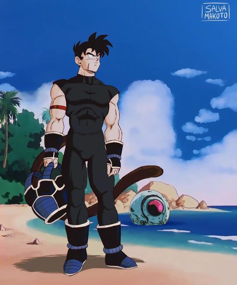 Dios_Goku's tweet photo. WHAT IF.

Raditz derrotó a Goku y Piccolo, conquistando la tierra y llevándose a Gohan con él ya que logró ver algo de potencial en su sobrino, han pasado 16 años desde entonces, Gohan es ahora todo un sayayin conquistador, su poder de pelea es tan alto que incluso ha logrado superar el poder de pelea de Vegeta, Freezer esta impresionado por lo que quiere que Gohan forme parte de los Ginyu.
Sin embargo Freezer no sabe que todo esto es un plan de conspiración por parte de Vegeta, ya que tanto él junto a Gohan, Raditz y Nappa, han incrementado tanto sus poderes de pelea al entrenar juntos por todos estos años, superando Vegeta y Gohan el poder de pelea del capitán Ginyu, solo esperando la oportunidad para poder atacar a Freezer y derrocarlo en el momento adecuado.
