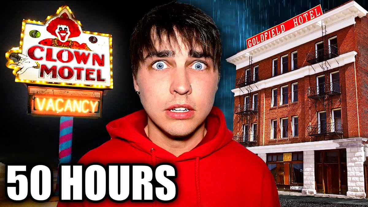 From clowns, to evil prostitutes, to demonic old men, this video has it all 😂

3 Haunted Hotels in 50 Hours.. grab some popcorn cause this one’s a MOVIE. out now!🍿