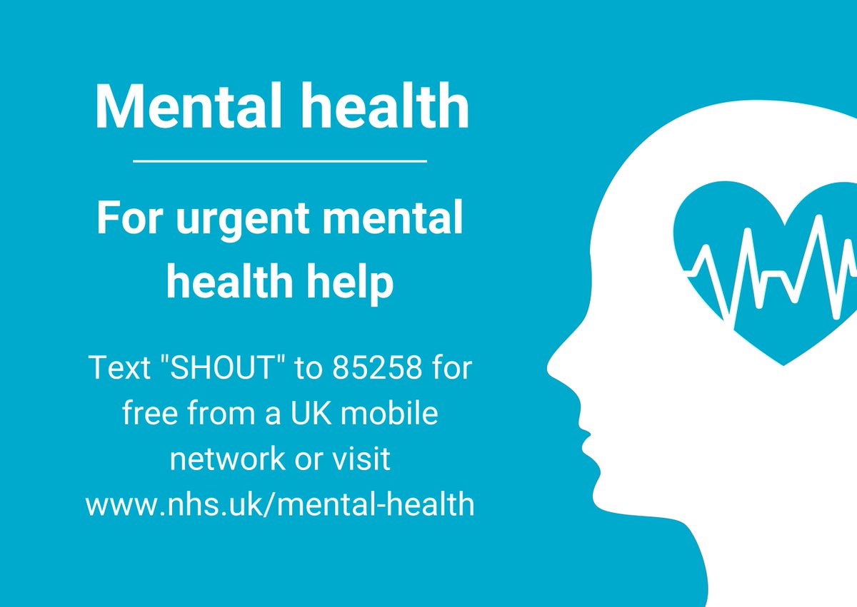 NorthYorksHCP's tweet photo. Shout is a 24/7 text service available for anyone in crisis anytime, anywhere. It’s a place to go if you’re struggling to cope and you need immediate help.

Text SHOUT on 85258, or visit ➡️ https://t.co/wwPReTslF0 https://t.co/eAG0Jp4eR5